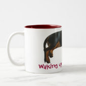 コーヒーマグで眠る ツートーンマグカップ (左)