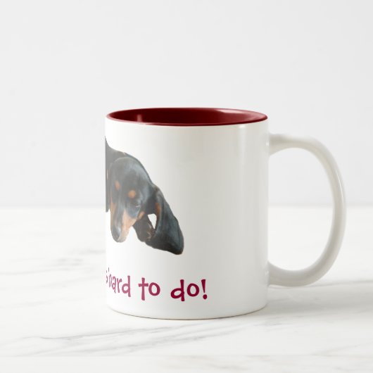 コーヒーマグで眠る ツートーンマグカップ (右)