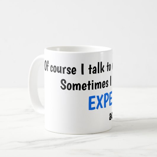 コーヒーマグとことわざおもしろい コーヒーマグカップ (正面左)