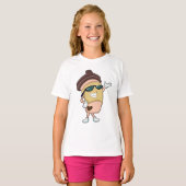 コーヒーマグとサングラス Tシャツ (正面フル)