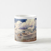 コーヒーマグとビーチ画像 コーヒーマグカップ (中央)