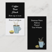 コーヒーマグとマフィンの名刺 名刺 (正面/裏面)