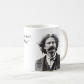 コーヒーマグと真実についての引用文Mark Twain コーヒーマグカップ (正面右)