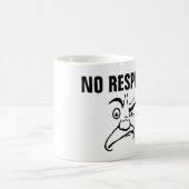コーヒーマグに敬意を払わない コーヒーマグカップ (中央)