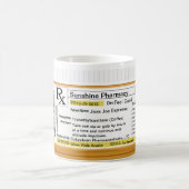 コーヒーマグのカスタマイズ可能な処方箋RX コーヒーマグカップ (中央)