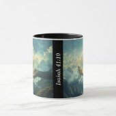 コーヒーマグのクリスチャン。イザヤ書第41章10節 マグカップ (中央)