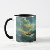 コーヒーマグのクリスチャン。イザヤ書第41章10節 マグカップ (左)