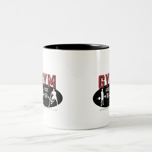 コーヒーマグのジムのモード – 強い毎日フィッツ ツートーンマグカップ (中央)