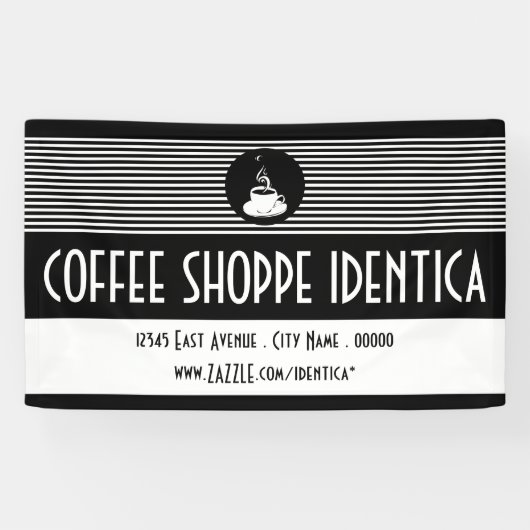 コーヒーマグのスワープショップバナー 横断幕 (横)