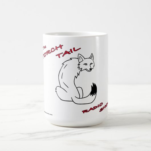 コーヒーマグのトーチテールラジオショーデザイン コーヒーマグカップ (中央)