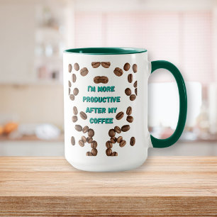 コーヒーマグの後で生産性が上がる マグカップ