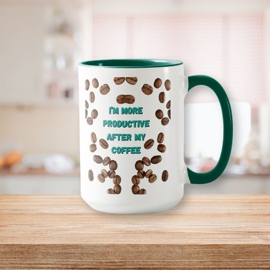 コーヒーマグの後で生産性が上がる マグカップ