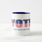 コーヒーマグの投票 ツートーンマグカップ (中央)