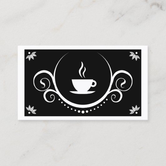 コーヒーマグの洗練さ 名刺 (正面)