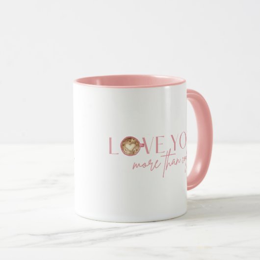コーヒーマグよりも愛する マグカップ (正面右)