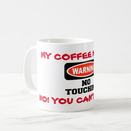 コーヒーマグをおもしろい下ろす コーヒーマグカップ (正面左)