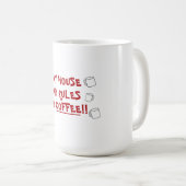 コーヒーマグをナイフで切る!!!マグ コーヒーマグカップ (正面右)