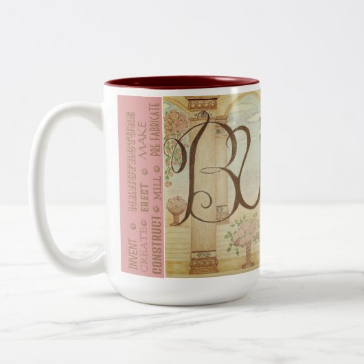 コーヒーマグを作る ツートーンマグカップ (左)