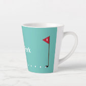 コーヒーマグを入れるゴルファー カフェラテマグ (右)