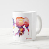 コーヒーマグを夢見る愛好家 ジャンボコーヒーマグカップ (正面右)