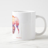 コーヒーマグを夢見る愛好家 ジャンボコーヒーマグカップ (右)