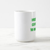 コーヒーマグを開始するコーヒーを挿入 コーヒーマグカップ (中央)