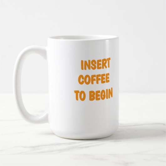 コーヒーマグを開始するコーヒーを挿入 コーヒーマグカップ (左)