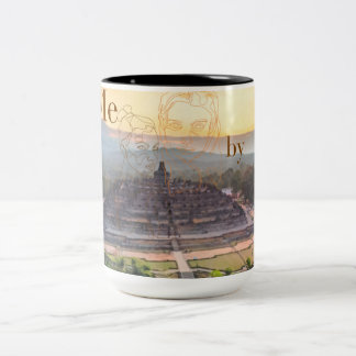 コーヒーマグカップ400ML自己攪拌マグミックスコーヒー ツートーンマグカップ