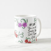 コーヒーマグカップ70歳の誕生日、誕生日マグカップ、ホットココア コーヒーマグカップ (正面右)