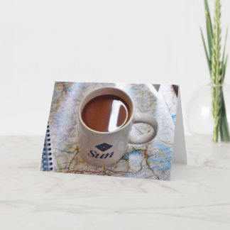 コーヒーマグカップ カード