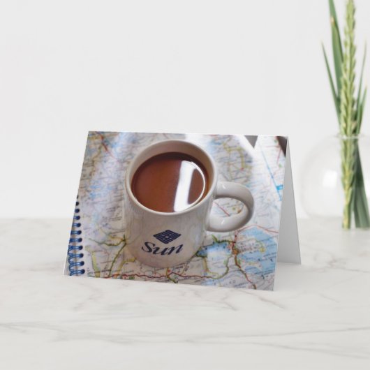 コーヒーマグカップ カード (正面)