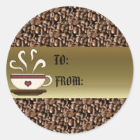 コーヒーマグギフトラベル