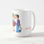 コーヒーマグギフトロマンチックなカップルの愛 – 私はあなたを愛している コーヒーマグカップ (正面右)