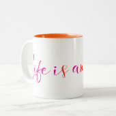 コーヒーマグクリエイティブ! ツートーンマグカップ (正面左)