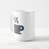コーヒーマググリッチ コーヒーマグカップ (正面左)