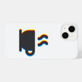 コーヒーマググリッチ Case-Mate iPhoneケース (裏面 (横))