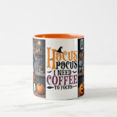 コーヒーマグサンベルナルハロウィーンアート ツートーンマグカップ (中央)