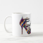 コーヒーマグシンデレラカラフルシューズ引用文ティーカップ コーヒーマグカップ (左)