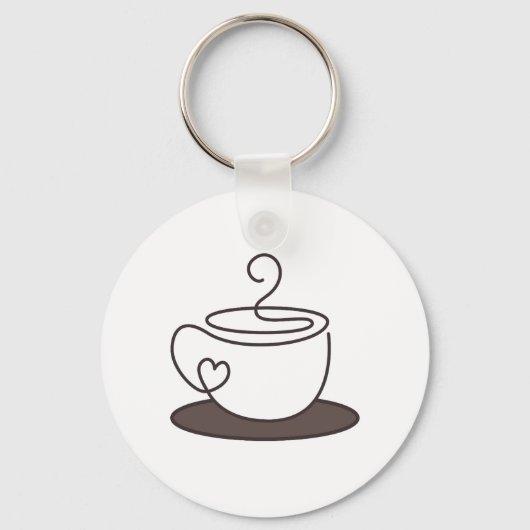 コーヒーマグタグ キーホルダー (正面)