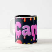 コーヒーマグデザイン ツートーンマグカップ (正面左)