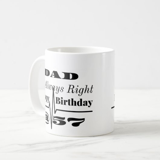 コーヒーマグパーソナライズされた名の定義マグ コーヒーマグカップ (正面左)