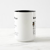 コーヒーマグビジネスアナリスト祈りの言葉 マグカップ (中央)