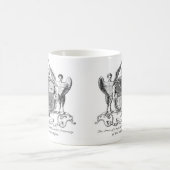 コーヒーマグフリーメーソンのフリーメーソン会員の石大工の石工 コーヒーマグカップ (中央)