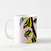 コーヒーマグポップ・アートの – アートO-K コーヒーマグカップ (左)