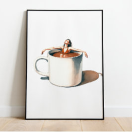 コーヒーマグリトリートポスター ポスター