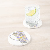 コーヒーマグワードアート コースター (側面)