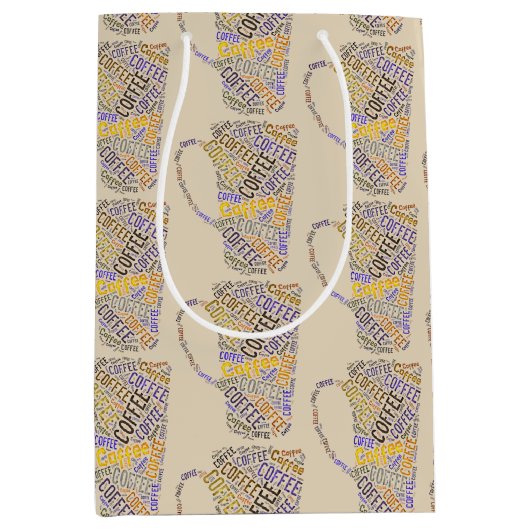 コーヒーマグワードアートII ミディアムペーパーバッグ (正面)