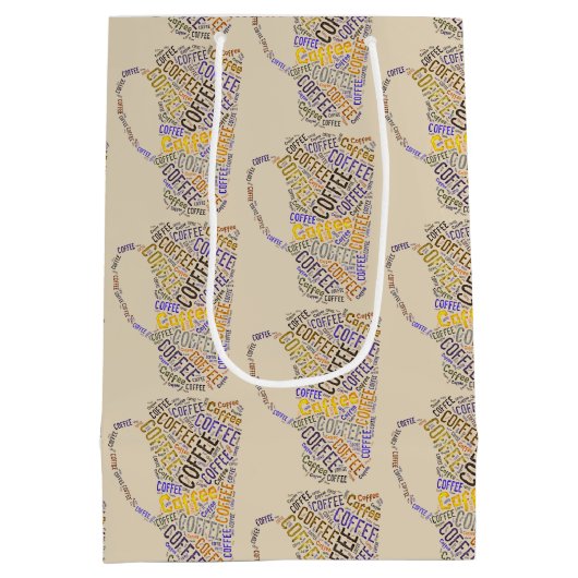 コーヒーマグワードアートII ミディアムペーパーバッグ (裏面)