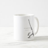 コーヒーマグヴィンテージダックスベリーMAの地図 コーヒーマグカップ (正面右)