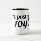 コーヒーマグ付きのスティックフィギュア少女 マグカップ (中央)